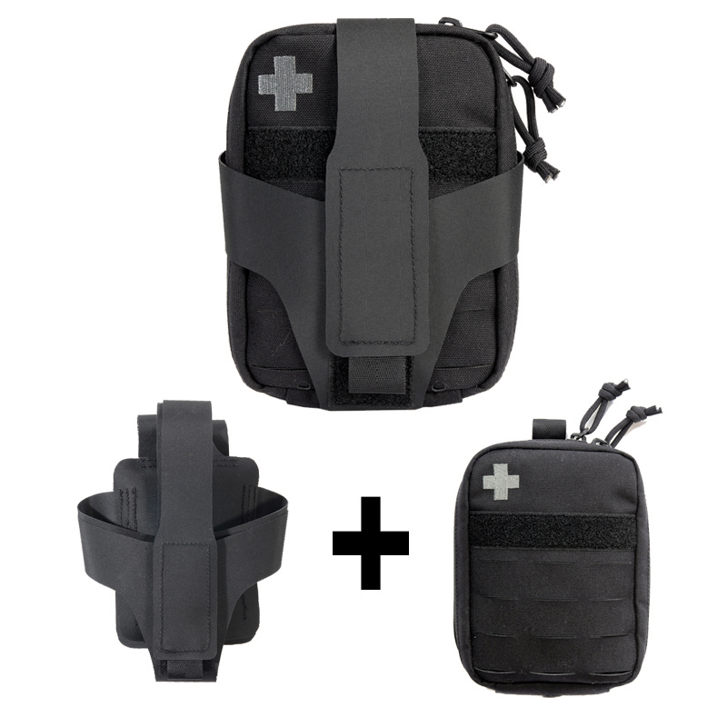 Tasmanian Tiger TT Tac Pouch Holder M – Supporto A Sgancio Rapido Per Borse Molle – Custodia In Cordura 700 Den – Dimensioni 16x11x8 Cm